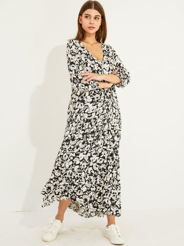 Floral Tiered Maxi Dress - Shopmossrose